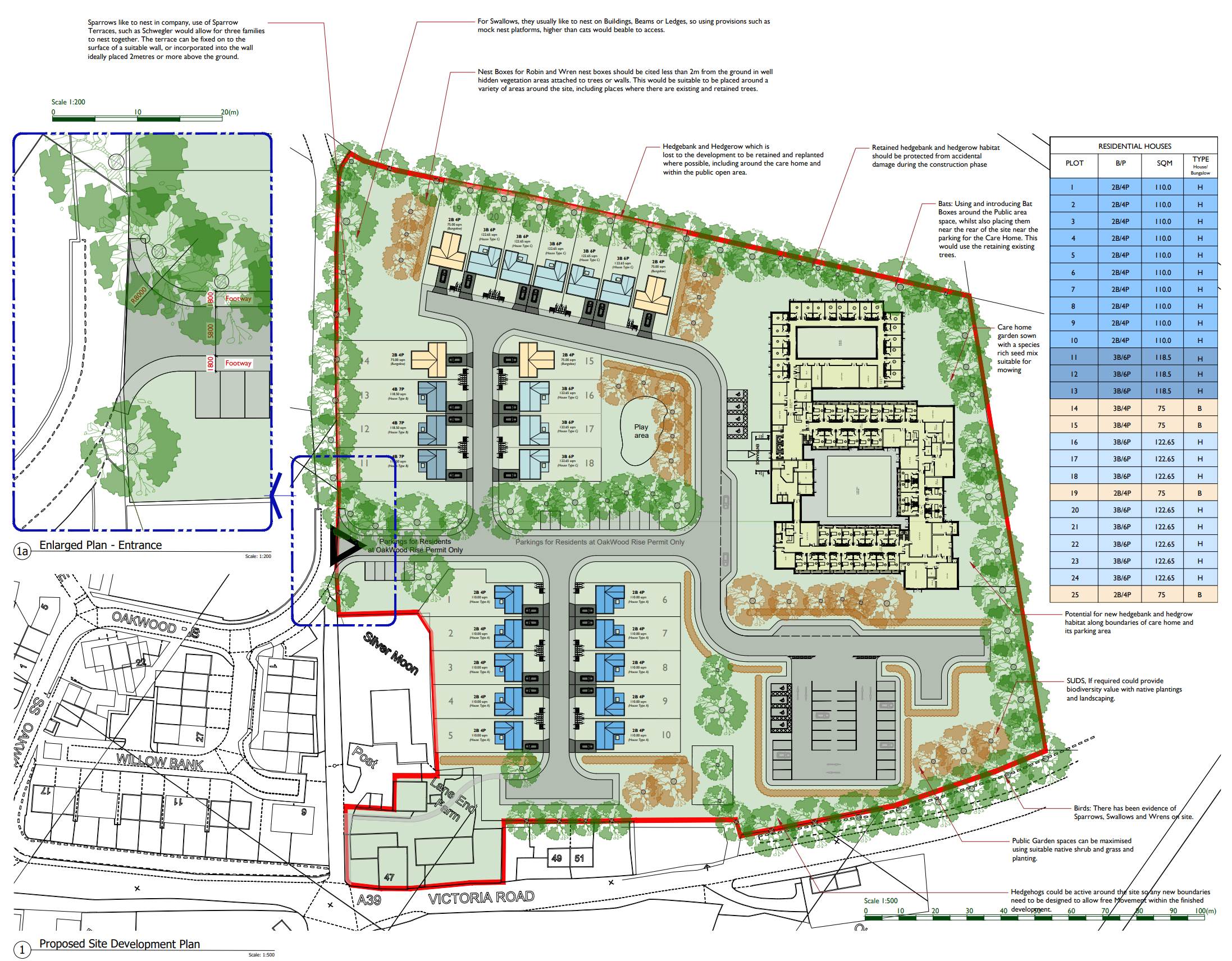 Camelford site plan